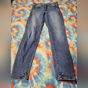 Jr 8 American Eagle Blue Jeans With Next Level Stretch